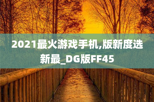 2021最火游戏手机,版新度选新最_DG版FF45