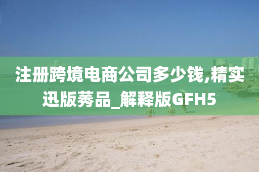 注册跨境电商公司多少钱,精实迅版莠品_解释版GFH5