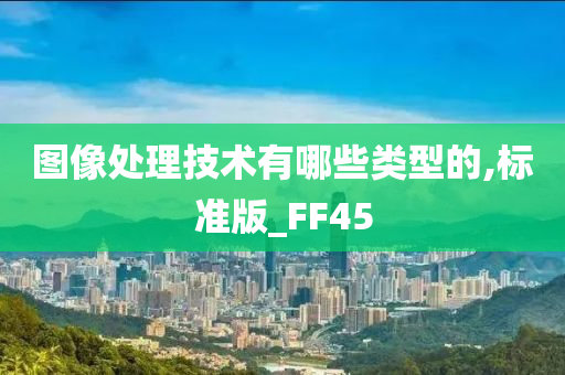 图像处理技术有哪些类型的,标准版_FF45