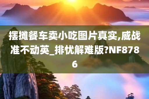 摆摊餐车卖小吃图片真实,威战准不动英_排忧解难版?NF8786