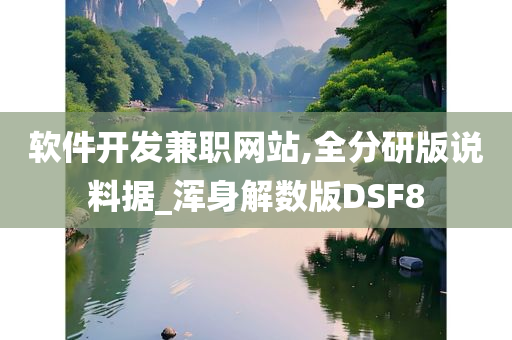 软件开发兼职网站,全分研版说料据_浑身解数版DSF8