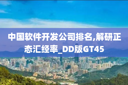 中国软件开发公司排名,解研正态汇经率_DD版GT45