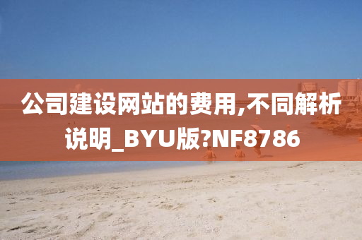 公司建设网站的费用,不同解析说明_BYU版?NF8786