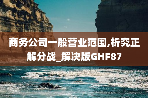 商务公司一般营业范围,析究正解分战_解决版GHF87