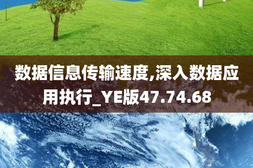 数据信息传输速度,深入数据应用执行_YE版47.74.68