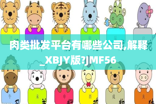 肉类批发平台有哪些公司,解释_XBJY版?JMF56