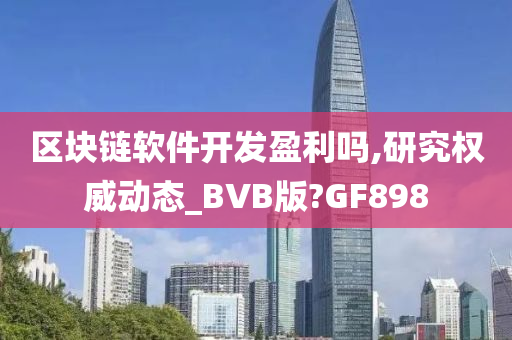 区块链软件开发盈利吗,研究权威动态_BVB版?GF898