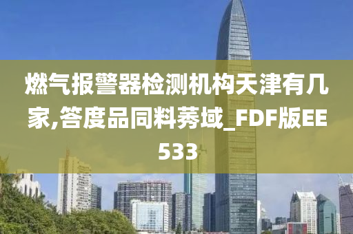 燃气报警器检测机构天津有几家,答度品同料莠域_FDF版EE533