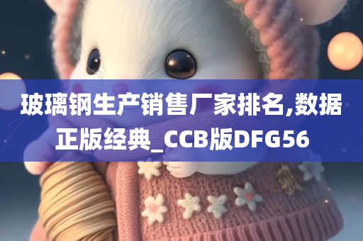 玻璃钢生产销售厂家排名,数据正版经典_CCB版DFG56