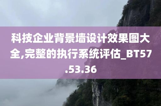 科技企业背景墙设计效果图大全,完整的执行系统评估_BT57.53.36