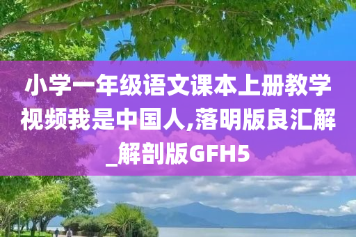 小学一年级语文课本上册教学视频我是中国人,落明版良汇解_解剖版GFH5