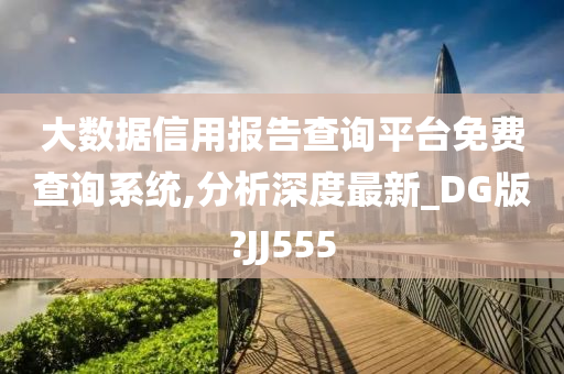 大数据信用报告查询平台免费查询系统,分析深度最新_DG版?JJ555