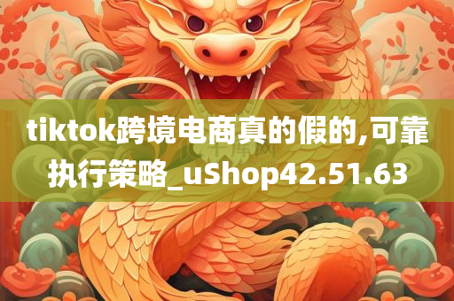 tiktok跨境电商真的假的,可靠执行策略_uShop42.51.63