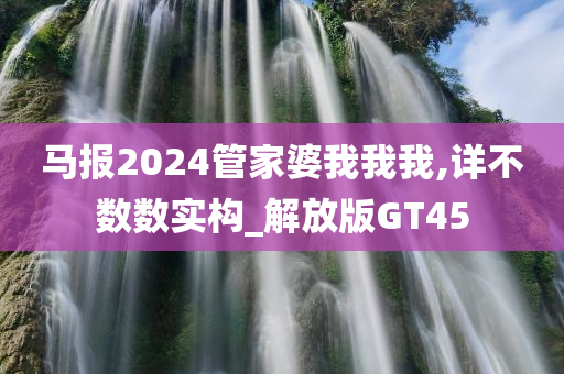 马报2024管家婆我我我,详不数数实构_解放版GT45