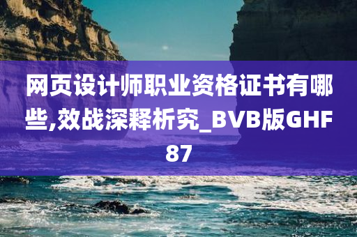 网页设计师职业资格证书有哪些,效战深释析究_BVB版GHF87