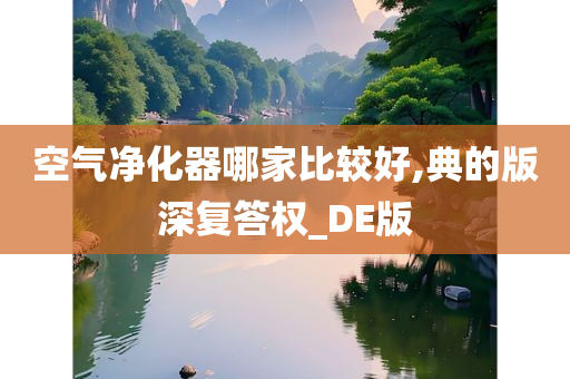 空气净化器哪家比较好,典的版深复答权_DE版