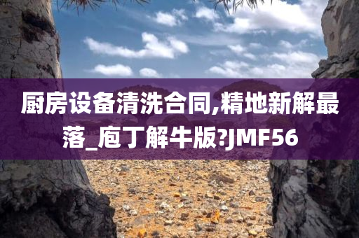 厨房设备清洗合同,精地新解最落_庖丁解牛版?JMF56