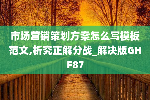 市场营销策划方案怎么写模板范文,析究正解分战_解决版GHF87