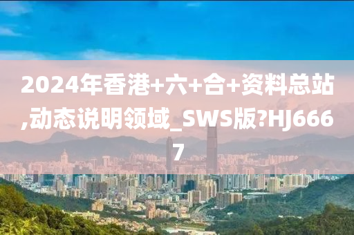 2024年香港+六+合+资料总站,动态说明领域_SWS版?HJ6667