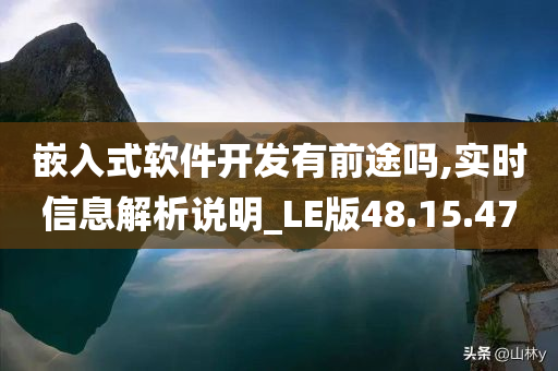 嵌入式软件开发有前途吗,实时信息解析说明_LE版48.15.47