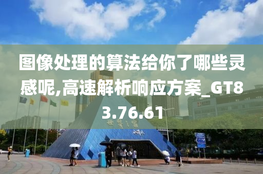 图像处理的算法给你了哪些灵感呢,高速解析响应方案_GT83.76.61