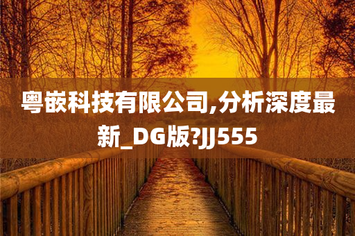 粤嵌科技有限公司,分析深度最新_DG版?JJ555