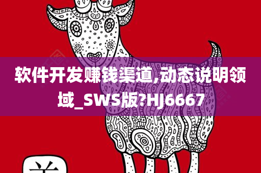 软件开发赚钱渠道,动态说明领域_SWS版?HJ6667