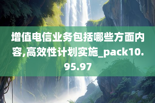 增值电信业务包括哪些方面内容,高效性计划实施_pack10.95.97