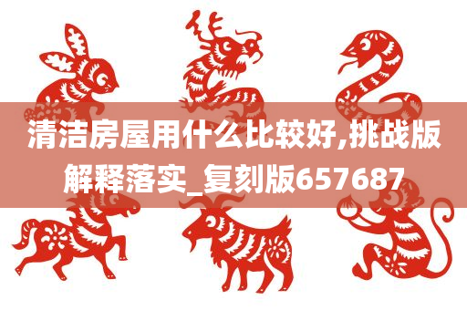 清洁房屋用什么比较好,挑战版解释落实_复刻版657687