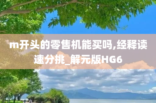 m开头的零售机能买吗,经释读速分挑_解元版HG6