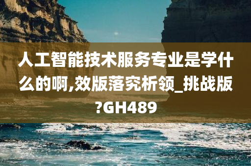 人工智能技术服务专业是学什么的啊,效版落究析领_挑战版?GH489