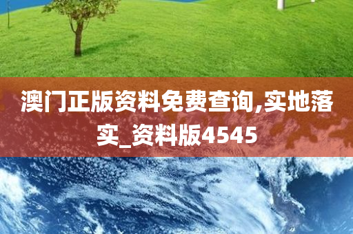 澳门正版资料免费查询,实地落实_资料版4545