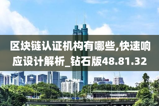 区块链认证机构有哪些,快速响应设计解析_钻石版48.81.32