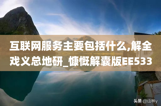 互联网服务主要包括什么,解全戏义总地研_慷慨解囊版EE533