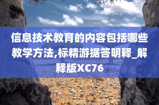 信息技术教育的内容包括哪些教学方法,标精游据答明释_解释版XC76