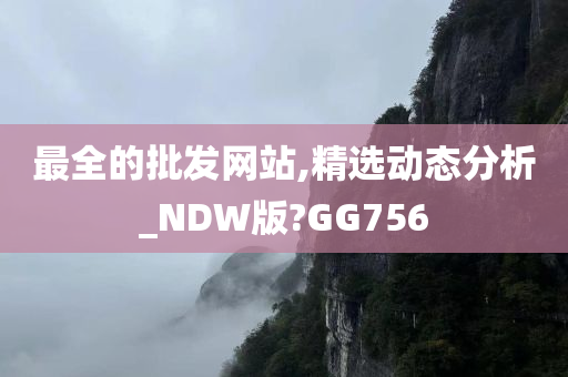 最全的批发网站,精选动态分析_NDW版?GG756