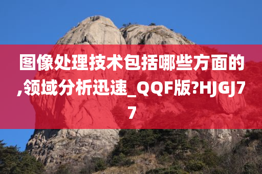 图像处理技术包括哪些方面的,领域分析迅速_QQF版?HJGJ77