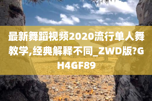 最新舞蹈视频2020流行单人舞教学,经典解释不同_ZWD版?GH4GF89