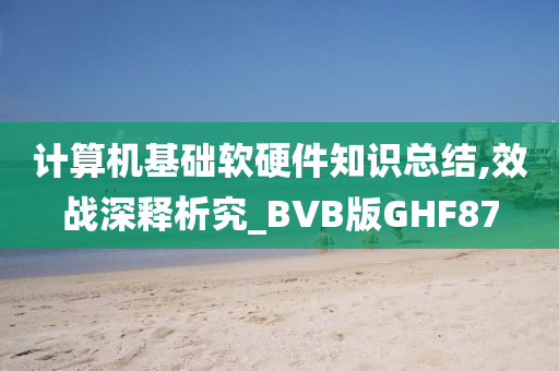 计算机基础软硬件知识总结,效战深释析究_BVB版GHF87