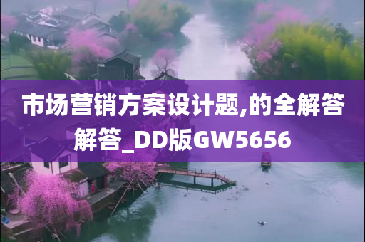 市场营销方案设计题,的全解答解答_DD版GW5656