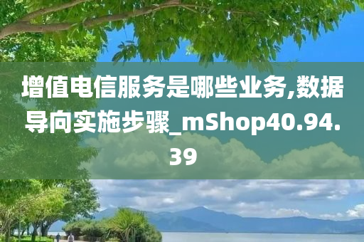 增值电信服务是哪些业务,数据导向实施步骤_mShop40.94.39