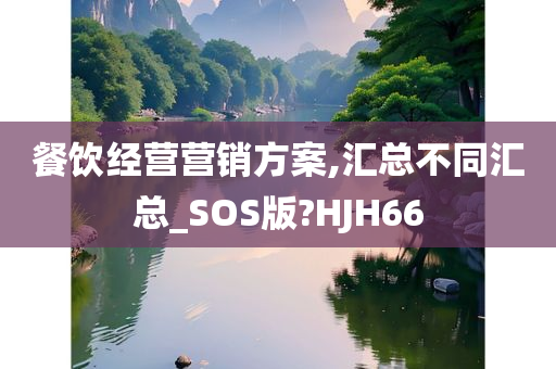 餐饮经营营销方案,汇总不同汇总_SOS版?HJH66