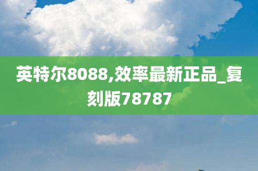 英特尔8088,效率最新正品_复刻版78787