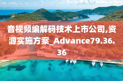 音视频编解码技术上市公司,资源实施方案_Advance79.36.36