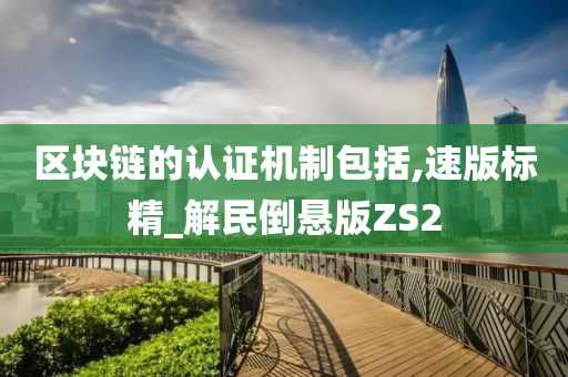 区块链的认证机制包括,速版标精_解民倒悬版ZS2