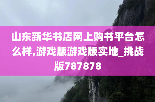 山东新华书店网上购书平台怎么样,游戏版游戏版实地_挑战版787878