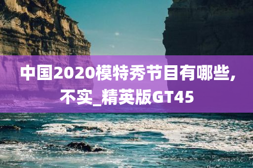 中国2020模特秀节目有哪些,不实_精英版GT45