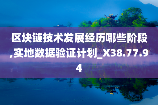 区块链技术发展经历哪些阶段,实地数据验证计划_X38.77.94