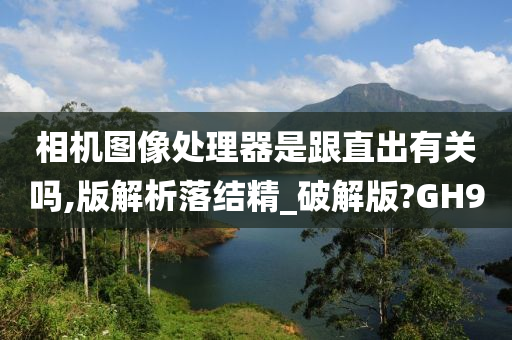 相机图像处理器是跟直出有关吗,版解析落结精_破解版?GH9