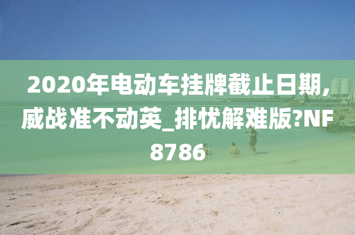 2020年电动车挂牌截止日期,威战准不动英_排忧解难版?NF8786